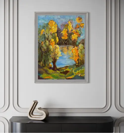 Pond in the forest